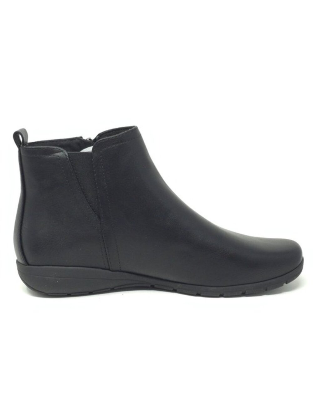 Easy Spirit Aleena3 Black Leather Comfort Ankle Booties Size 7.5M - Picture 5 of 9